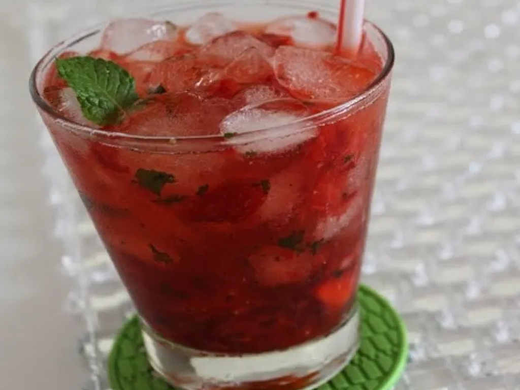 Drink Caipiroska de Morango