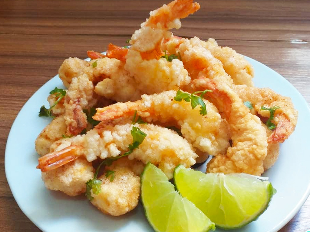 Camarão Encapotado Tapioca